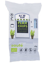 Glutenfrei gebackene Leinenchips BIO 45 g - GOOD STUFF